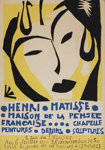 Appraisal: HENRI MATISSE MAISON DE LA PENSEE FRANCAISE x inches x