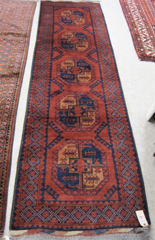 Appraisal: A PAIR OF AFGHAN ERSARI RUNNERS hand knotted in matching