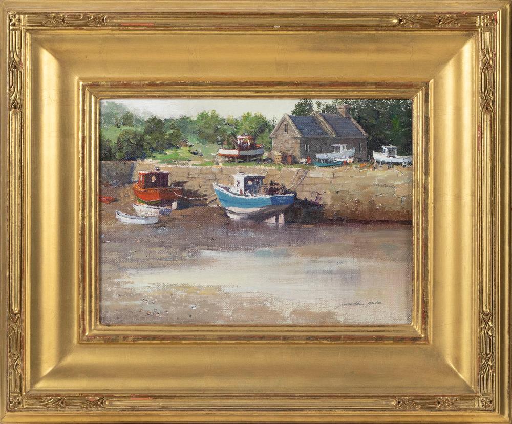 Appraisal: JONATHAN HOTZ MASSACHUSETTS CONTEMPORARY LOW TIDE CAPE CLEAR OIL ON