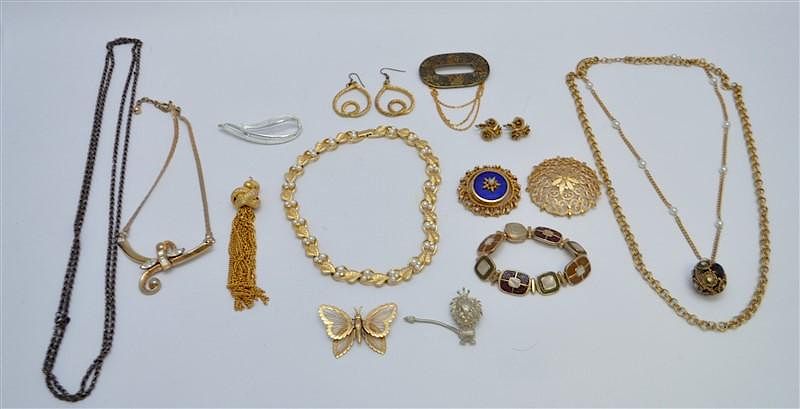 Appraisal: pc VTG FLORENZA - MONET MORE COSTUME JEWELRY Lot of