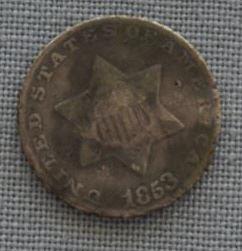 Appraisal: Pre Civil War era silver cent coin in very nice