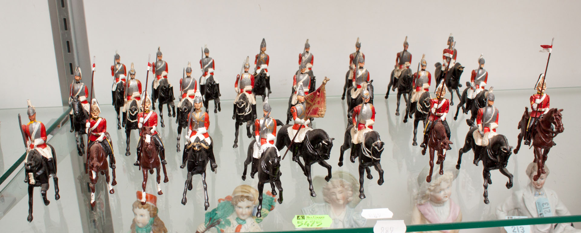 Appraisal: Assortment of mounted Britain's soldiers