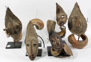 Appraisal: lot of Group of Papua New Guinea style artifacts consisting