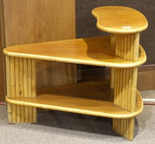 Appraisal: Mid-Century Modern Ritt Tropitan wedge table circa having a kidney