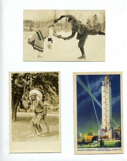 Appraisal: Lot Postcards - Primarily American views ca - - Includes