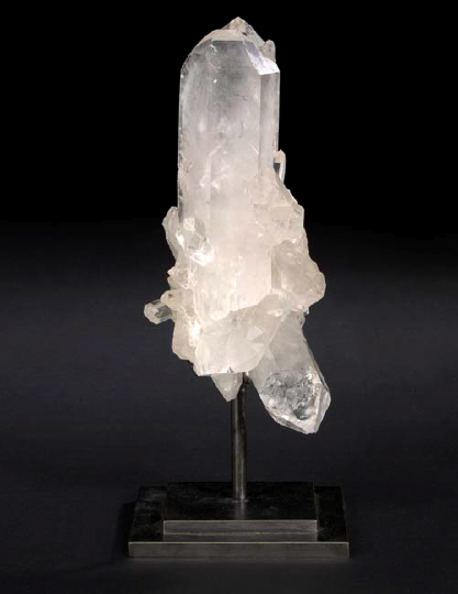 Appraisal: Unusual Multi-Terminated Quartz Crystals composed of a central hexagonal crystal