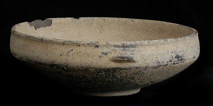 Appraisal: EARLY PERSIAN TERRACOTTA BOWL in diam Provenance Property from the