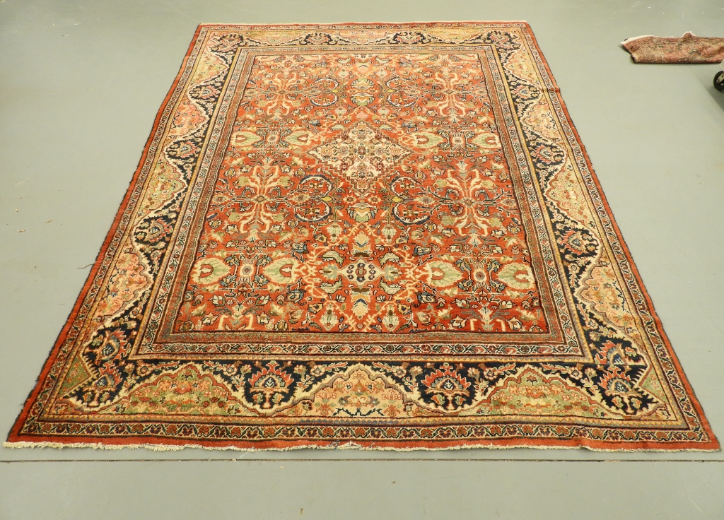 Appraisal: 'S ROOM SIZE PERSIAN MAHAL CARPET RUG Persia C 'sBusy