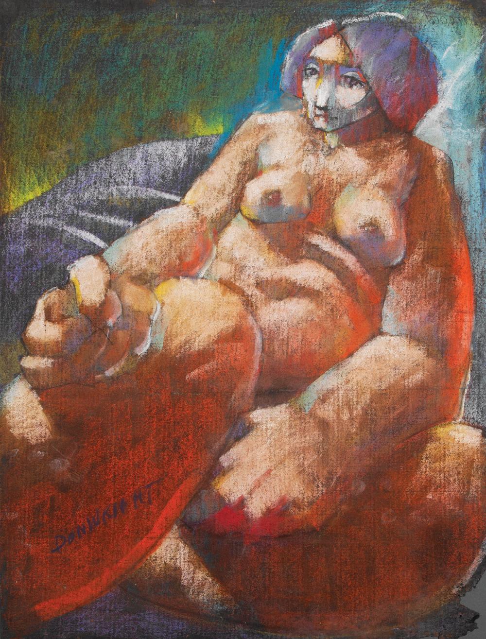 Appraisal: Don Wright American Louisiana - Reclining Female Nude and Standing