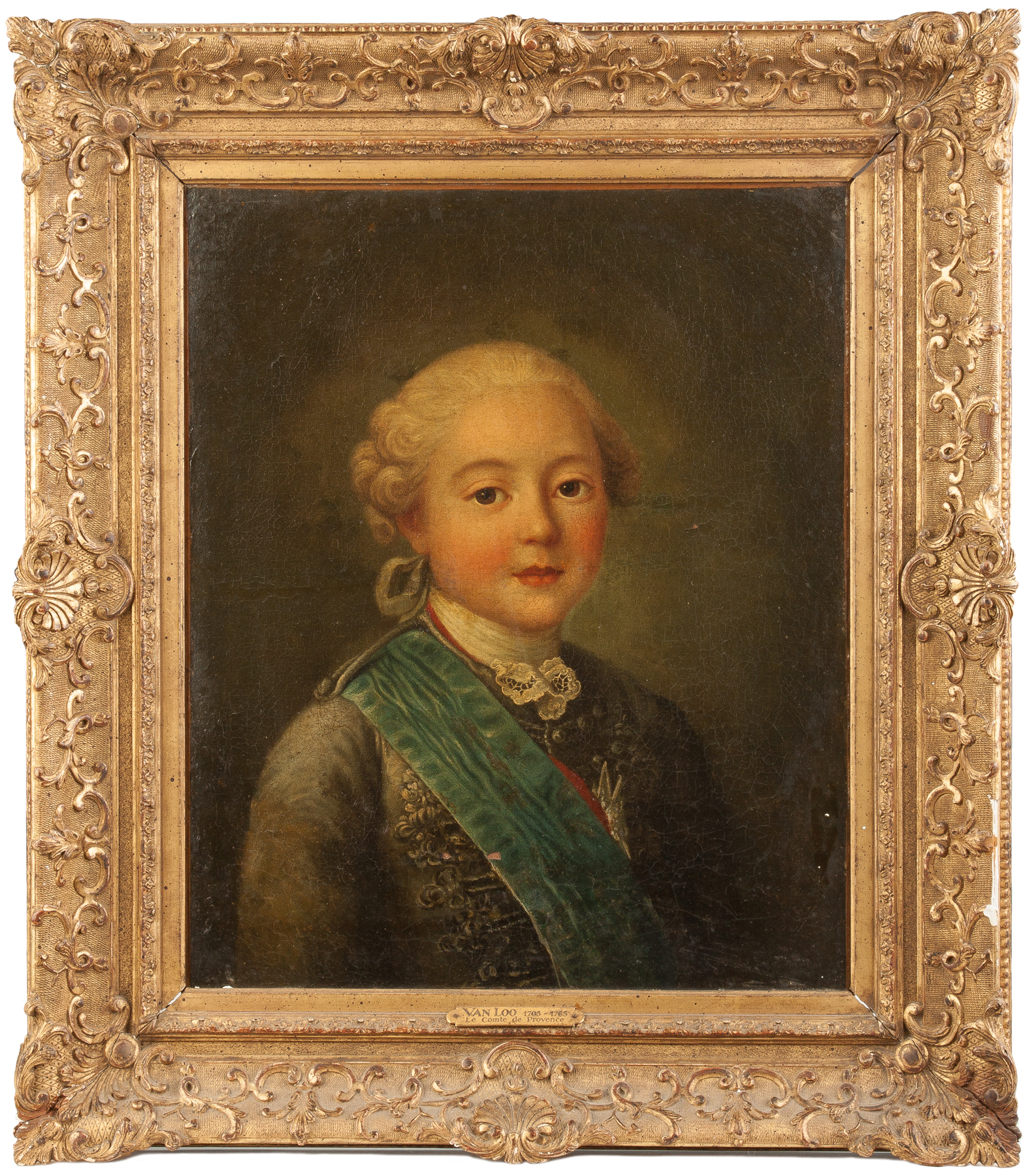 Appraisal: Attr to Charles-Andre Van Loo French - Le Comte de