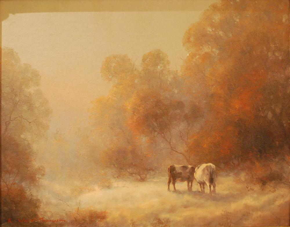 Appraisal: RAMON WARD THOMPSON AUTUMN FROST OIL ON CANVAS BOARD X