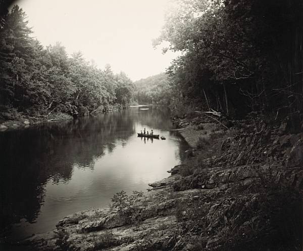 Appraisal: Sally Mann American born Crossing the Maury Gelatin silver print