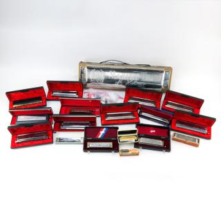 Appraisal: Grouping of Fifty Eight Vintage Harmonicas Grouping of Fifty Eight