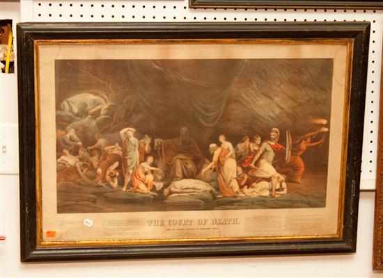 Appraisal: After Rembrandt Peale Sarony Knapp New York printer ''The Court