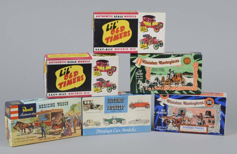 Appraisal: Lot Of Car Wagon Model Kits Lot of six different