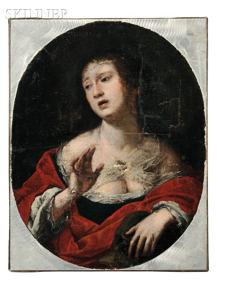 Appraisal: French School th Century Portrait of a Woman as a