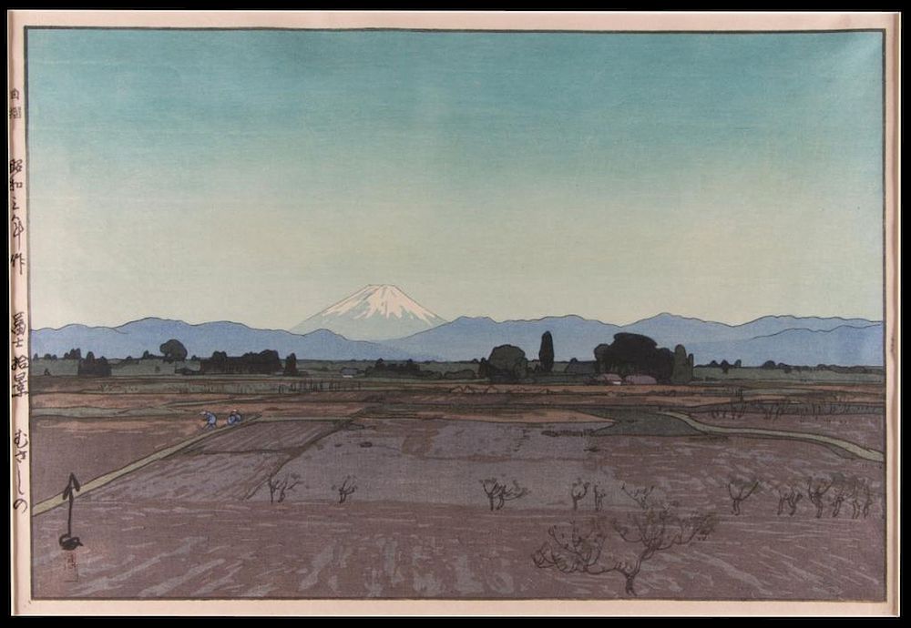 Appraisal: Hiroshi YOSHIDA - Hiroshi YOSHIDA - Title Fuji from Musashino