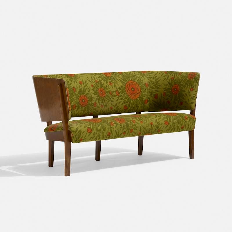 Appraisal: Soren Hansen sofa model Soren Hansen sofa model Fritz Hansen