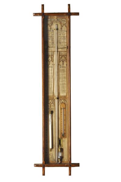 Appraisal: ENGLISH BAROMETER Admiral Fitzroys Barometer ca -