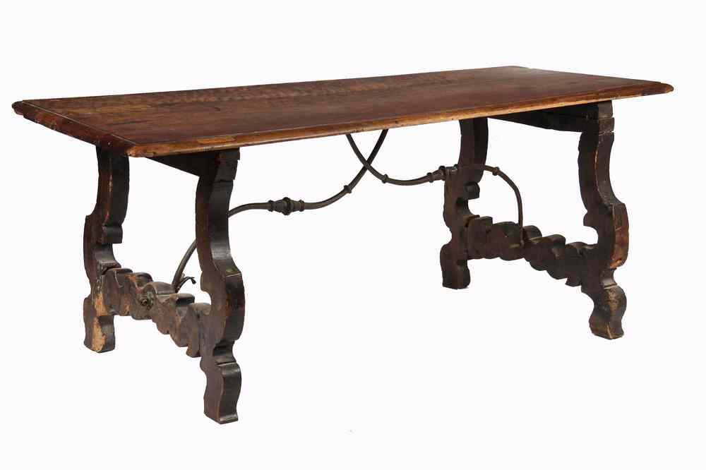 Appraisal: TH C ITALIAN REFECTORY TABLE - th c Italian Dining