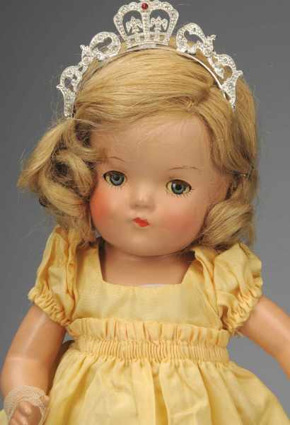 Appraisal: Rare Madame Alexander Princess Elizabeth Description American All composition blonde