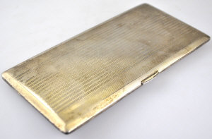 Appraisal: An engine-turned cigarette case Toghill Co Birmingham oz