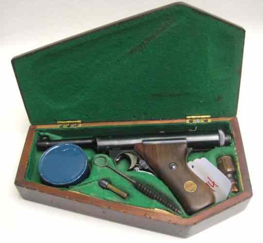 Appraisal: HAENEL MODEL -R AIR PISTOL IN FITTED CASE takes mm