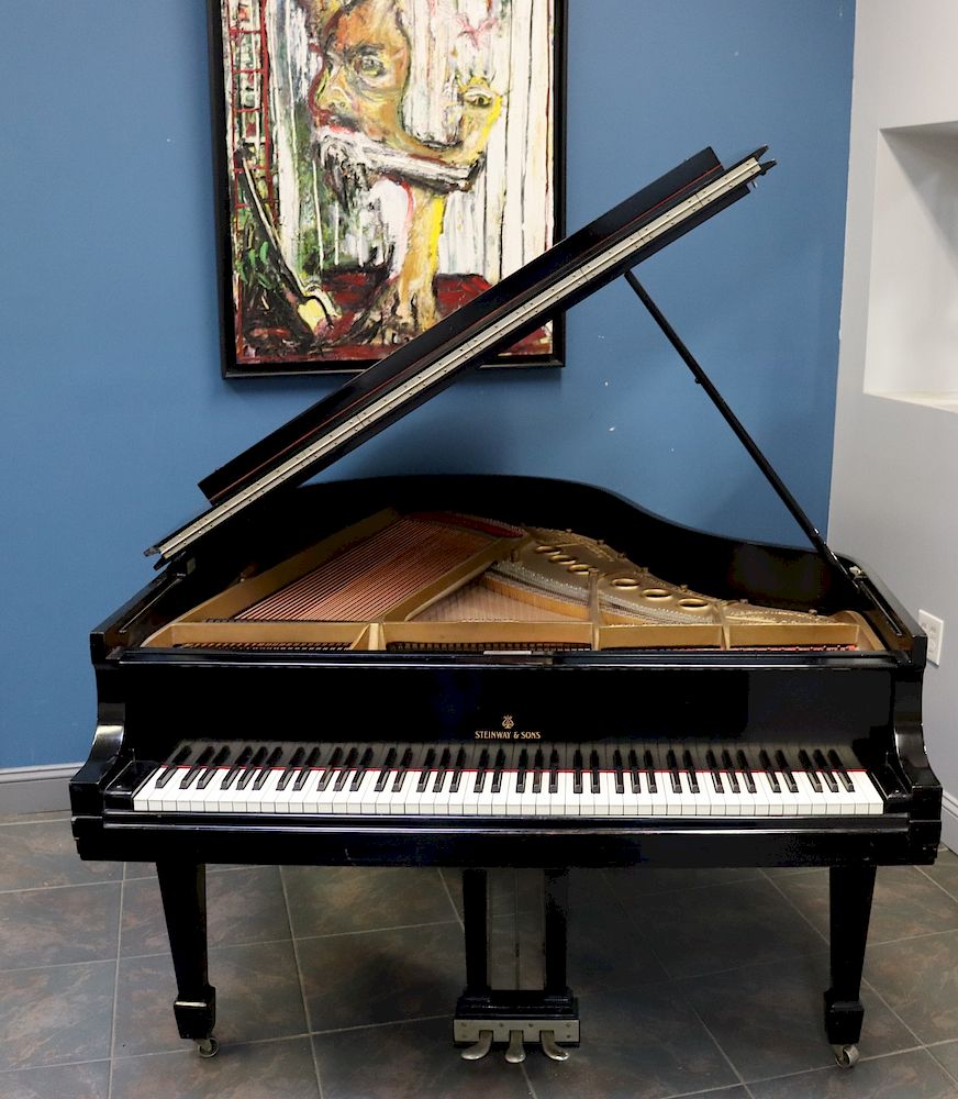 Appraisal: STEINWAY Sons Model M Ebonised Piano Serial From a Great