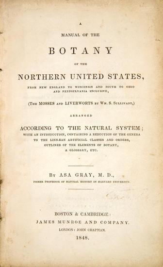 Appraisal: GRAY Asa A Manual of the Botany of the Northern