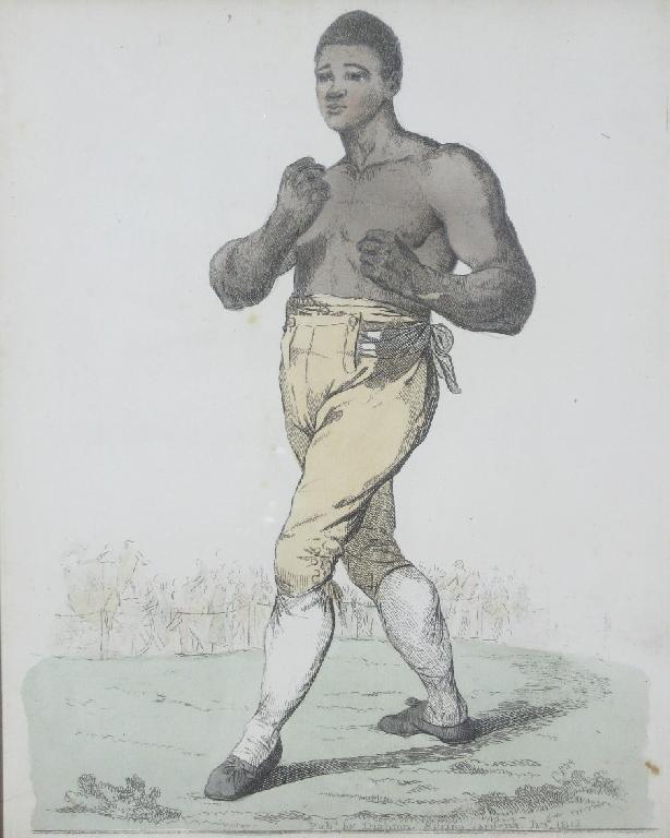 Appraisal: AFTER ROBERT DIGHTON - 'Tom Molyneaux Boxer' lithograph coloured x