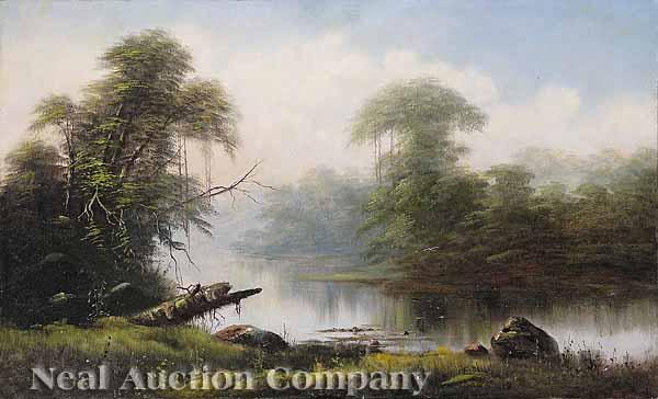 Appraisal: James Hosomer Perkins Wise American - The Bayou Louisiana oil