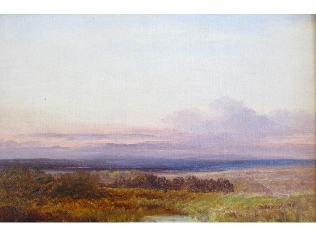 Appraisal: JOHN HENRY MOLE VPRI - MOORLAND Oil on canvas signed