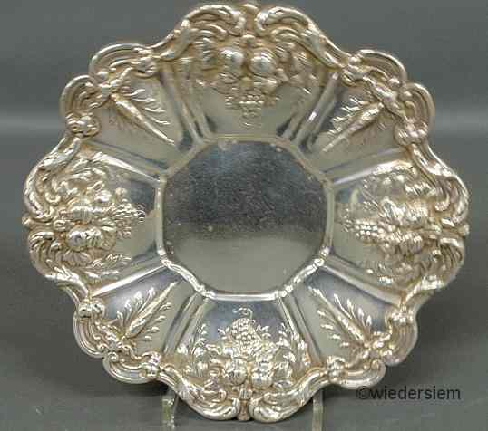 Appraisal: Sterling silver dish by Reed and Barton in the Francis