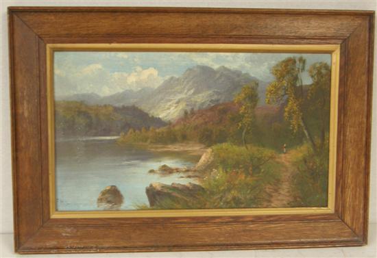 Appraisal: Frank Hider The River Awe signed tilted on verso oil