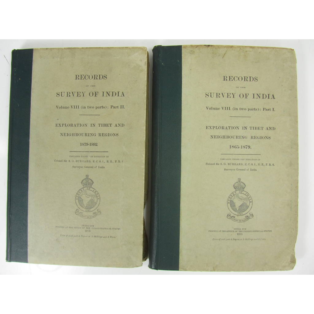 Appraisal: Tibet - Phillimore Colonel Records of the Survey of India