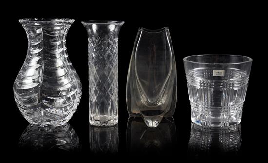 Appraisal: Sale Lot A Group of Four Glass Vases th century