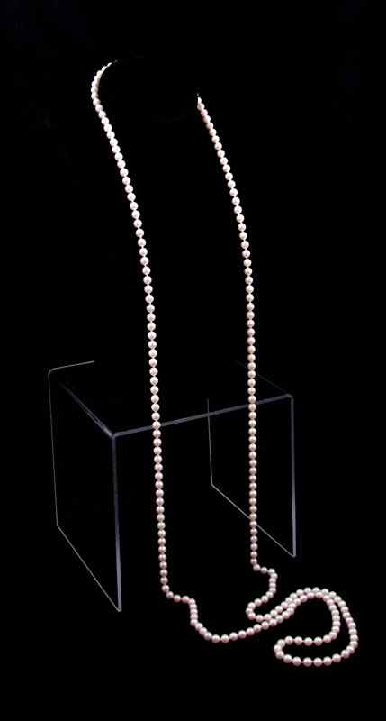 Appraisal: '' CULTURED PEARLS STRAND NECKLACE '' strand of - mm