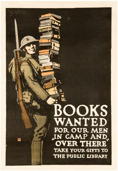 Appraisal: F BOOKS WANTED lithograph in colors c condition A- backed