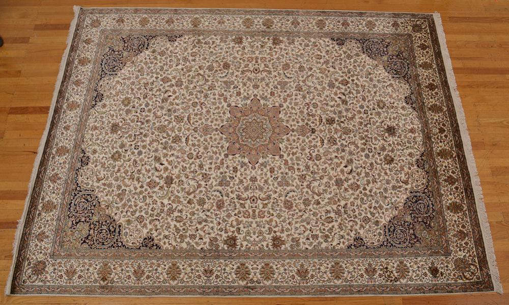 Appraisal: KASHMIRI SRINAGAR Pure silk pile Fine weave of approx knots