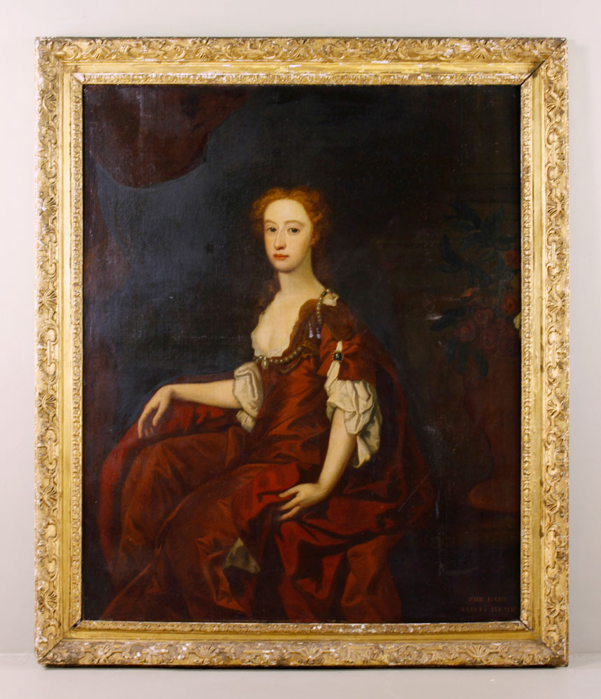 Appraisal: - Portrait of the Lady Alicia Hume O C Portrait