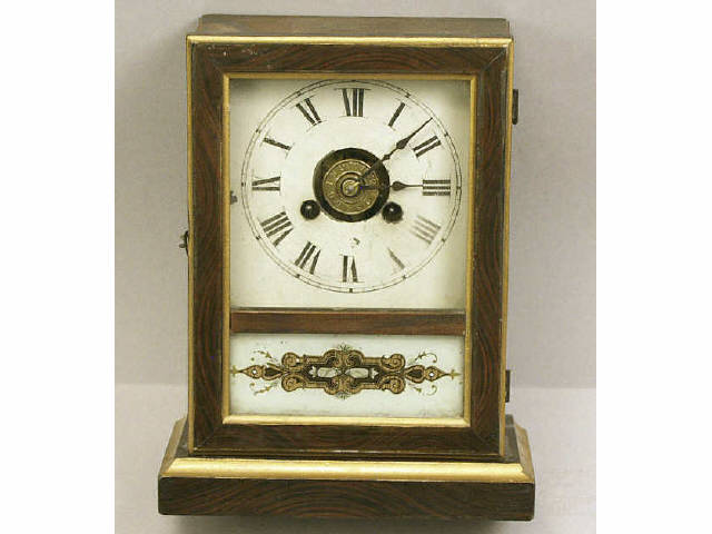 Appraisal: Antique miniature cottage clock does not strike but works and