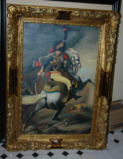 Appraisal: ARTIST UNKNOWN Hussar on horseback