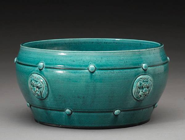 Appraisal: Monochromes Property of various owners Kangxi Period Of compressed drum