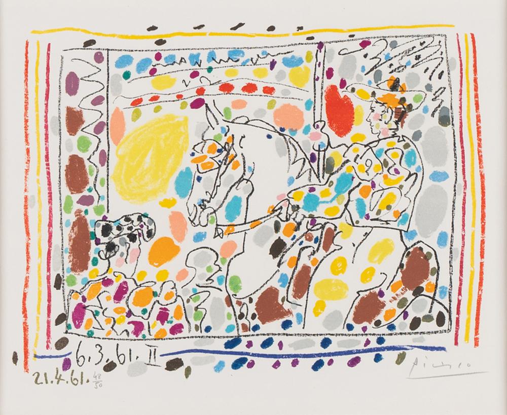 Appraisal: PABLO PICASSO - PICADOR II Bloch Mourlot lithograph in colors