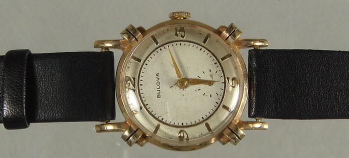 Appraisal: Bulova man's wrist watch j YGF case with stainless back