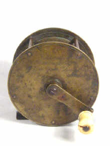 Appraisal: Fishing Interest An early Chevalier Bourness Sons salmon winch reel