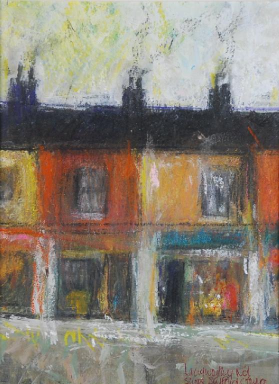 Appraisal: CONSTANCE TAYLOR b PASTEL Langworthy Road shops Salford signed x