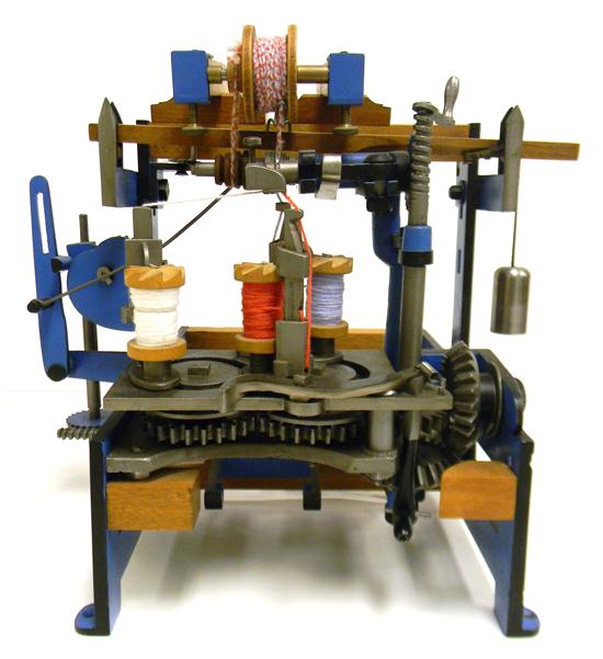 Appraisal: th C American patent model braiding machine based on the