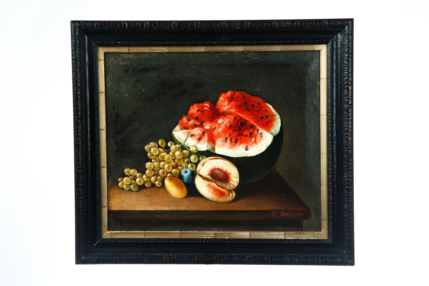 Appraisal: STILL LIFE AMERICAN SCHOOL ND HALF- TH CENTURY Oil on