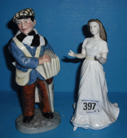 Appraisal: Royal Doulton Figures Old Ben HN and Greetings HN